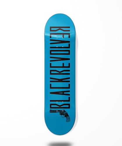 Skateboard Skateboard Deck Board Black Revolver Color Blue Black 8.8
