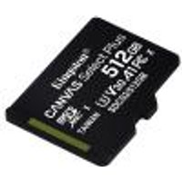Kingston Canvas Select Plus microSD Speicherkarte, SDCS2/512GB Class 10 (inkl. SD Adapter)