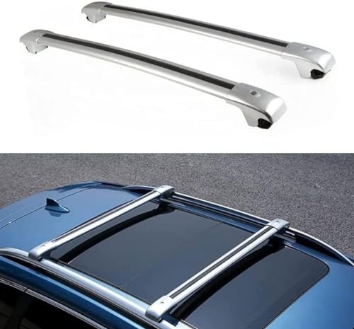 Dachträger Querträger, für Nissan X-Trail Rogue 2014-2018 Auto Dachträger Dachreling RelingträGer Aluminium Dachgepäckträger Für Autos