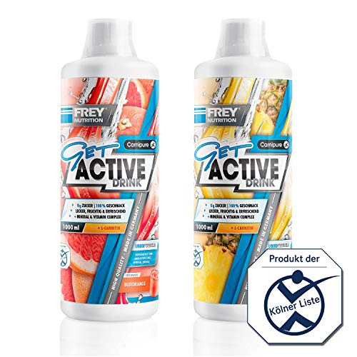 Frey Nutrition Get Active 2 x 1000ml - 2er Set (2 x Kaktus-Feige)