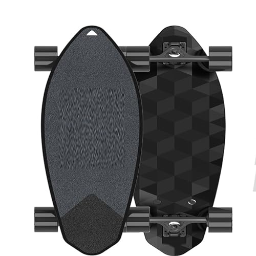 DOFFO Elektrisches Skateboard für den Transport, superlange Ausdauer, hohe Geschwindigkeit, kein Zittern, doppelschichtiges stoßdämpfendes und elektrisches Skateboard für Erwachsene (C)