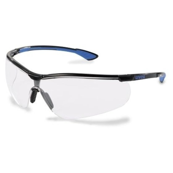 uvex - Schutzbrille sportstyle AR schwarz/blau