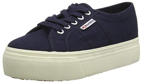 Superga Damen 2790acotw Linea Up and Down Gymnastikschuhe, Blau (Navy 933), 42.5 EU