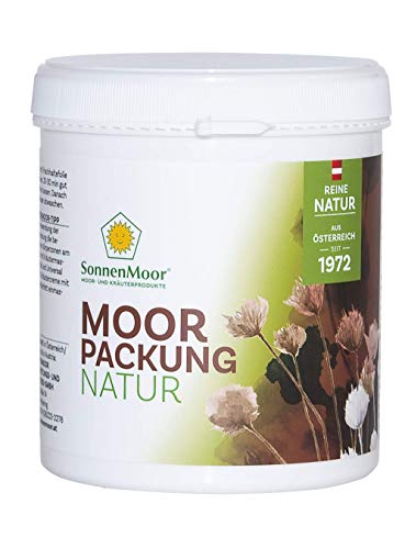 Sonnenmoor - Moor Packung Natur - Moorpaste zum Auftragen bei beanspruchten Gelenken und als Gesichtsmaske - Naturkosmetik 600 g