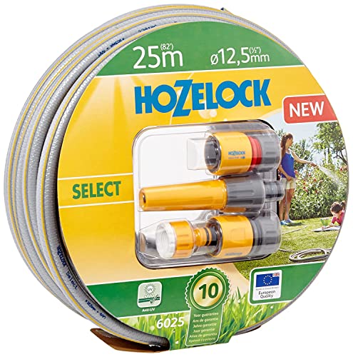 Hozelock 25 m Select Schlauch Starter-Set mit 12,5 mm Durchmesser