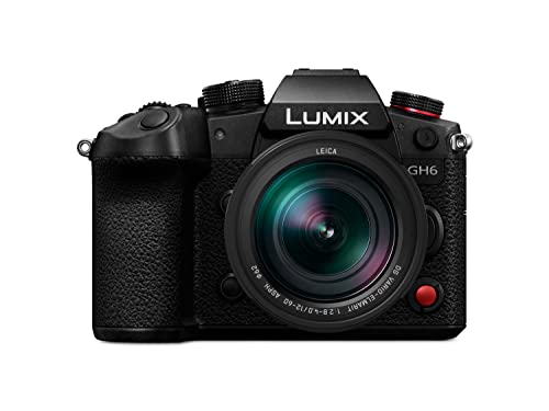 Panasonic LUMIX DC-GH6L Hybridkamera mit Objektiv Leica ES12060 (25 MP, Dual I.S, OLED-Sucher, Kälte-/Staub-/Spritzwasserschutz) schwarz