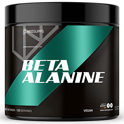 Neosupps - Beta Alanine - 500g | Hochdosiertes Aminosäuren Pulver für mehr Muskelausdauer beim Training