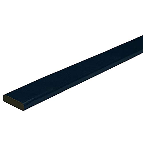 Betriebsausstattung24® Flächenschutzprofil Magnetic Typ F | schwarz | magnetisch | Länge: 1,0 m