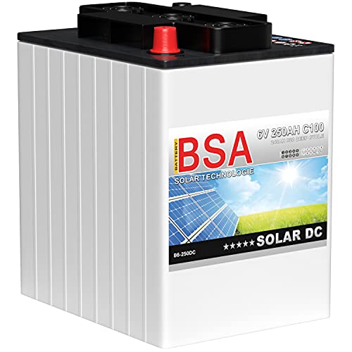 BSA Solarbatterie 6V 250Ah Wohnmobil Versorgungsbatterie Solar Batterie 240Ah 225Ah