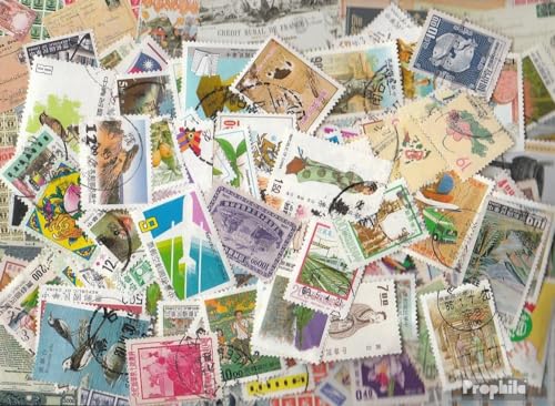 Prophila Collection China-Taiwan 200 Verschiedene Marken (Briefmarken für Sammler)