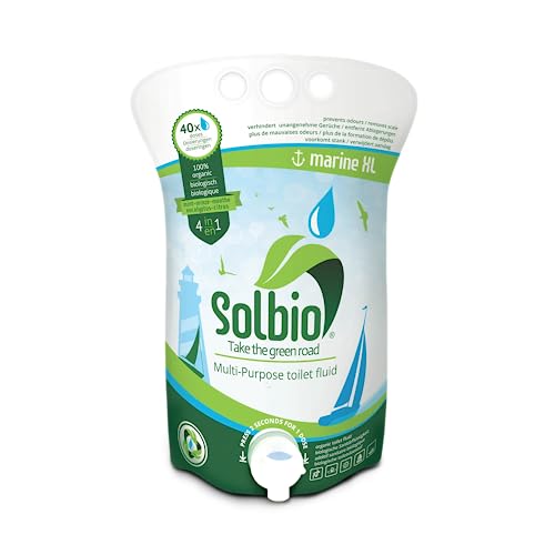 Kildwick Compost Toilets Solbio Marine XL 1,6L – ökologische Sanitärflüssigkeit/Sanitärzusatz für Campingtoiletten - 40 Anwendungen