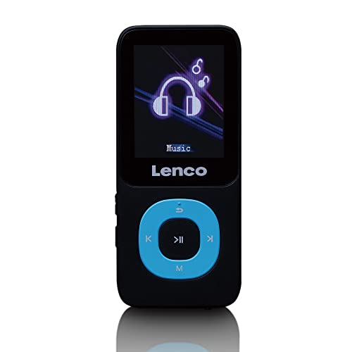 Lenco Xemio 659MIX MP3 Player - MP3/ MP4 Player - 1,8“ TFT LCD Bildschirm - E-Book Funktion - Sprachaufzeichnung - Video Funktion - Akku mit 300mAh - 4GB SD Karte (erweiterbar) - blau