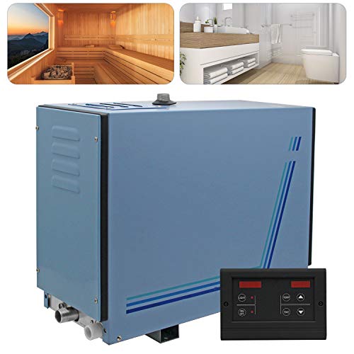 Hanchen Dampferzeuger für Sauna 4,5~18KW Türkische Badedusche Dampfbadgenerator 35-55℃ 10min-8h einstellbar 220V/380V CE (6kW 220V)