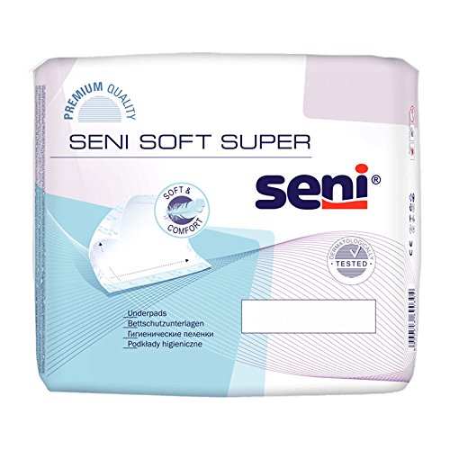 Seni Soft Super Bettschutzunterlagen 90x60 cm, 50 St