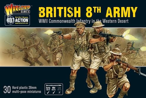 Warlord Games British 8th Army (30) - Bolt Action