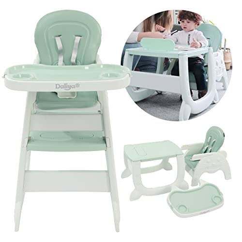 Kinderhochstuhl Multihok Baby & Kinder Hochstuhl Multifunktion - Maltisch mit Stauraum - verstellbar - mit extra Tablett - Tisch - Stuhl - Kindertisch - Spieltisch von Daliya