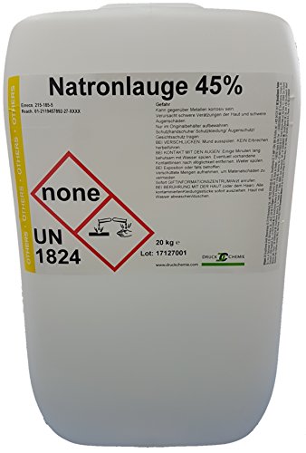 Natronlauge 45% 20 Kg - Natriumhydroxid - technische Qualität