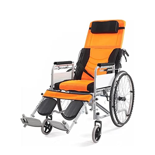 Rollstuhl Faltbarer Rollstuhl Rollstuhl mit vollständiger Liegeposition Flugtransportrollstuhl Mobilitätsrollstühle für die mobile Pflege älterer Menschen mit Behinderungen Strandrollstuhl