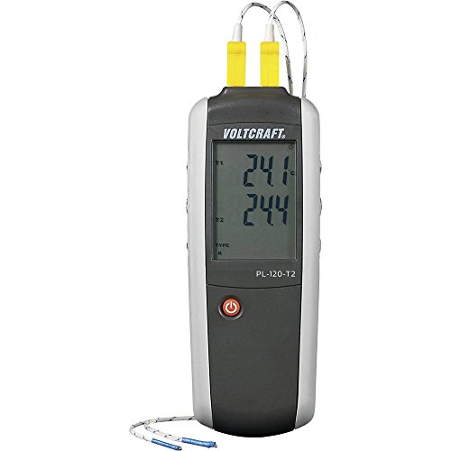 VOLTCRAFT PL-120 T2 Temperatur-Messgerät -200 bis +1372 °C Fühler-Typ K, J