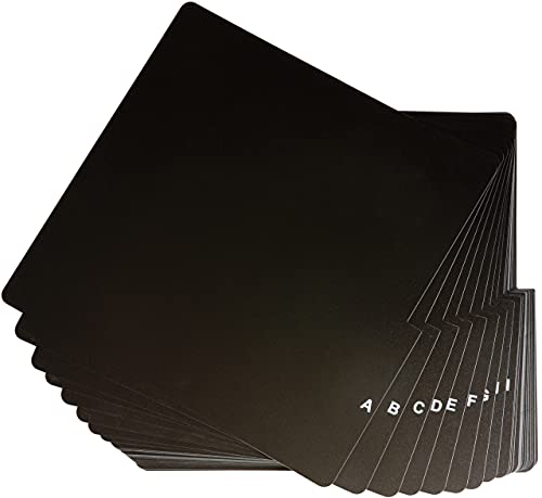 Crosley AC1046A-BK A-Z Vinyl-Trennwände, schwarz