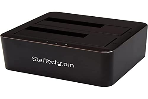StarTech.com SATA Festplatten Dockingstation für 2x 2,5/3,5" SATA SSDs/HDDs - USB 3.0 - HDD Docking Station