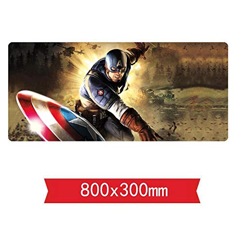 IGIRC Mauspad,Boy's Movie Gift Gaming Mouse Mat,800x300x3mm Dimension,Non-Slip Rubber Base,Special Treated Textured Weave and Stitched Edge, G