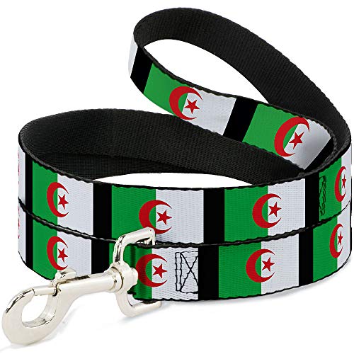 Buckle-Down Hundeleine mit Schnallen, Algerien-Flaggen