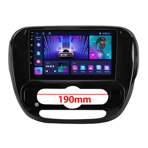 Android 12 Autoradio Für KIA Soul 2013-2019 9 Zoll Touchscreen Mit Wireless CarPlay/Android Auto Unterstützung Bluetooth HiFi WiFi GPS Navigation SWC DSP RDS + Rückfahrkamera (Color : A, Size : M100