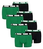 PUMA 8 er Pack Boxer Boxershorts Men Herren Unterhose Pant Unterwäsche, Farbe:035 - Amazon Green, Bekleidungsgröße:XXL