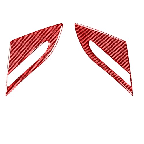 Zubehör Autoinnenraum Für 6 Series E63 E64 2004-2010 Carbon Faser Instrument Beschlagfreiung Düse Panel Auto Innen Dekorative Aufkleber Innenraum Von Autoteilen (Color : Rot)