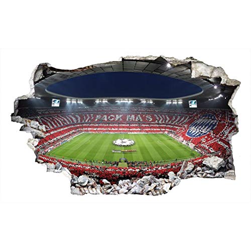 Wandtattoo, Aufkleber - 3D Wandtattoo FCB Stadion Pack Ma's - 70x50 cm - Art. Nr. FCB-AL-1024 - Wall-Art