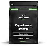 Vegan Extreme Protein | 100% pflanzlich | Essentielle Vitamine | FÜNF Proteinmischungen | THE PROTEIN WORKS | Vanillecreme | 1kg