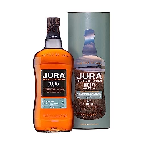 Jura THE BAY 12 Years Old Single Malt Scotch Whisky 44% Volume 1l in Geschenkbox Whisky