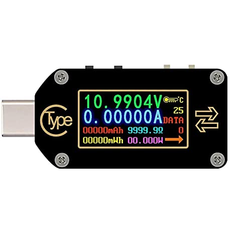 Fasizi TC66 Typ-C PD-Trigger USB-Spannungsamperemeter Kapazitätsmesser 2-Wege-Messung Ladegerät Akku APP PC USB-Tester