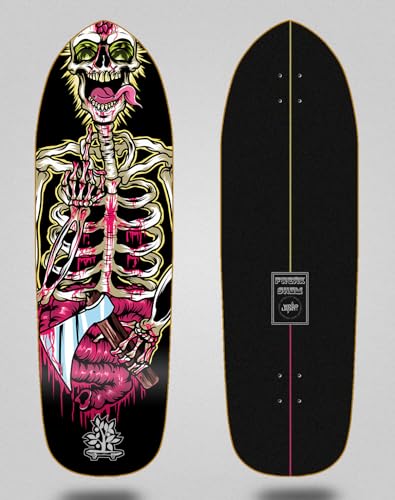 Woodlight Monopatin Skateboard Surfskate Deck - Freak Show Skeleton 33,5 Hill