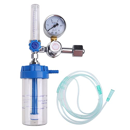 Inhalator Professional Buoylator Meter Druckreduzierend für Regler G5/8 Bsphypoxic Patienten Nützlicher Durchflussmesser Absorber
