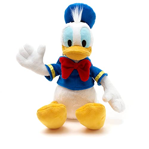 Disney Store Donald Duck Offizielles kleines Kuscheltier für Kinder, 32 cm, Kuscheltier mit Stickereien und weicher Oberfläche im typischen Matrosenanzug, geeignet ab 12 Monaten