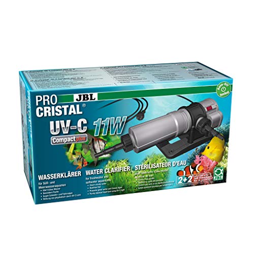 JBL ProCristal UV-C Compact Plus Wasseraufbereitung für Aquarien, 11 W