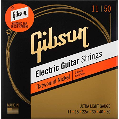 Gibson SEG-FW11, UL 011-050, Flatwound · Saiten E-Gitarre