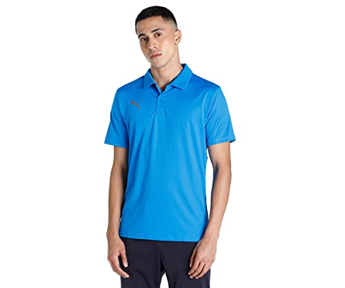PUMA Herren Teamliga Sideline Polo Shirt, Blau, 3XL