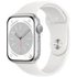 Apple Watch 8 (GPS) 41mm Weiß Aluminium / Sport Band