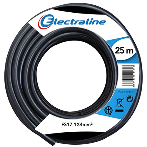 Electraline 21209 Kabelstrang FS17 1 x 4 m 25 schwarz