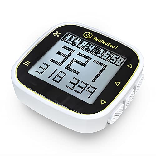 TecTecTec ULT-G Ultraleichtes Golf-GPS-Handheld mit wiederaufladbarem Akku, LCD-Display, vorgeladen mit 38K weltweiten Kursen, leicht, einfach, einfach zu bedienende Golfuhren für Männer und Frauen