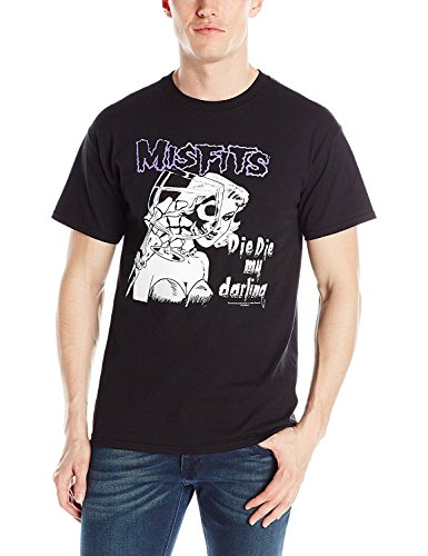 The Misfits die die My Darling T-Shirt für Erwachsene, Schwarz, schwarz, Klein