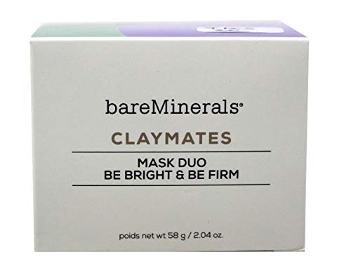 Bare Mínerals Claymates Mask Duo Gesichtsmaske, Be Bright & Be Firm, 58 g
