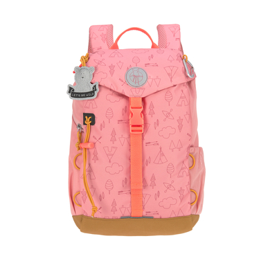 LÄSSIG Kinder Wanderrucksack Kinderrucksack Ausflug Trekkingrucksack ab 3 Jahre, 9 Liter/Outdoor Backpack Adventure Rosa