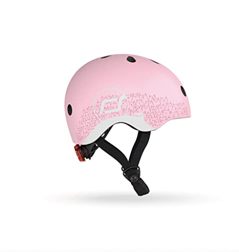 SCOOT AND RIDE XS Helm pink reflektierend