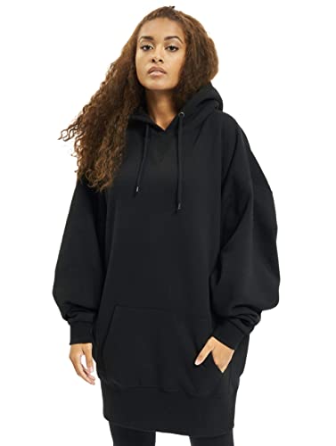 Urban Classics Damen Ladies Long Oversize Hoody Kapuzenpullover, Black, M