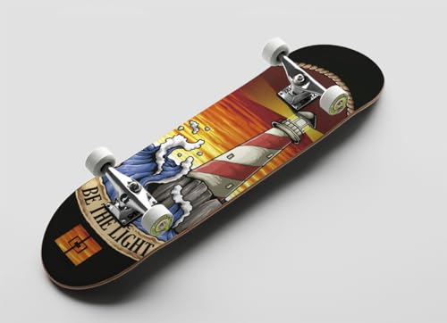 Cromic Skateboard Complete Be The Light 7.875