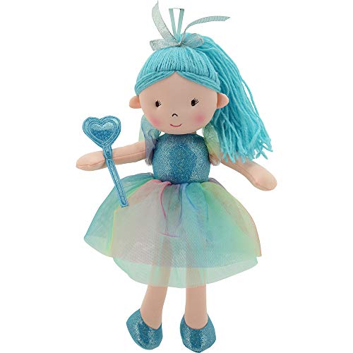 Sweety Toys 11858 Stoffpuppe Ballerina Plüschtier Prinzessin 30 cm türkis